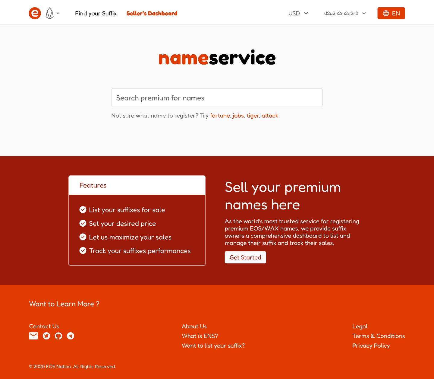 EOS Nation • Name Service